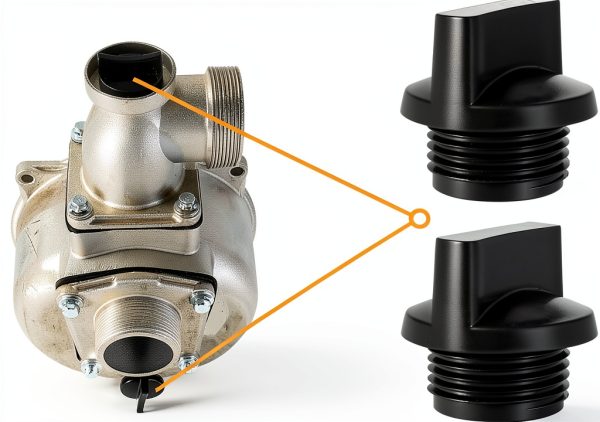 yelearpee Water Drain Pump Plug 63405 - 1.5"-4" O-Ring Seal for Harbor-4